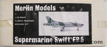 Merlin Models 1/72 Supermarine Swift FR5 plastic model kit